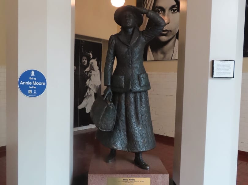 Ellis Island Anne Moore Statue
