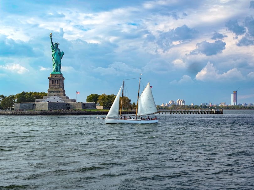 Statue of Liberty from boat