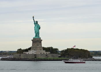 Statue of Liberty from the water