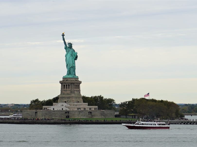 Statue of Liberty from the water