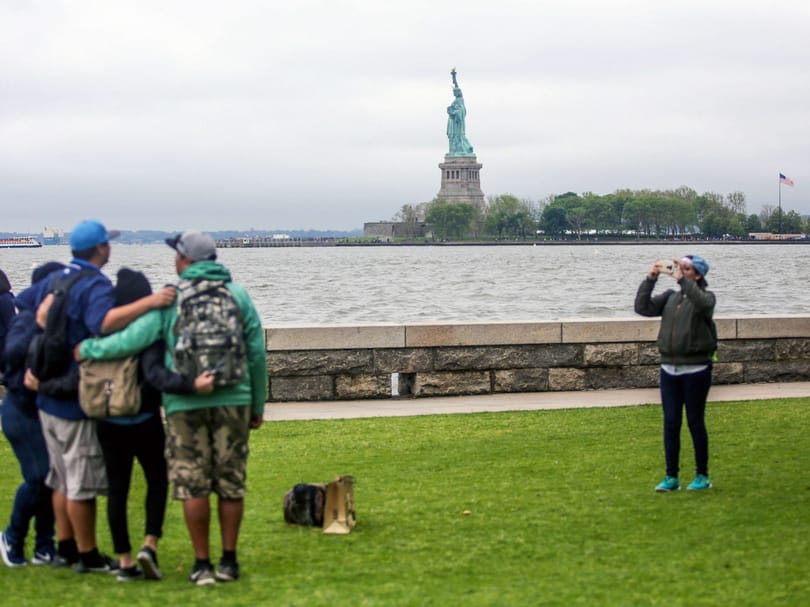 Statue of Liberty from Ellis Island