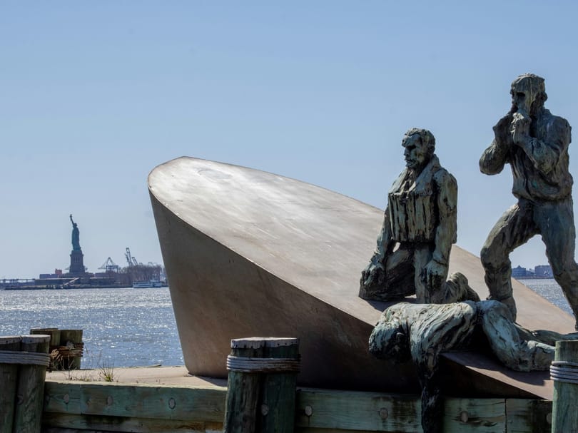 Statue in Battery Park NYC