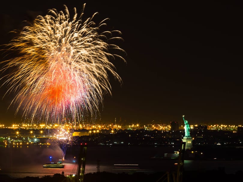Statue of Liberty Fireworks