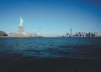 Statue of Liberty in New York Harbor