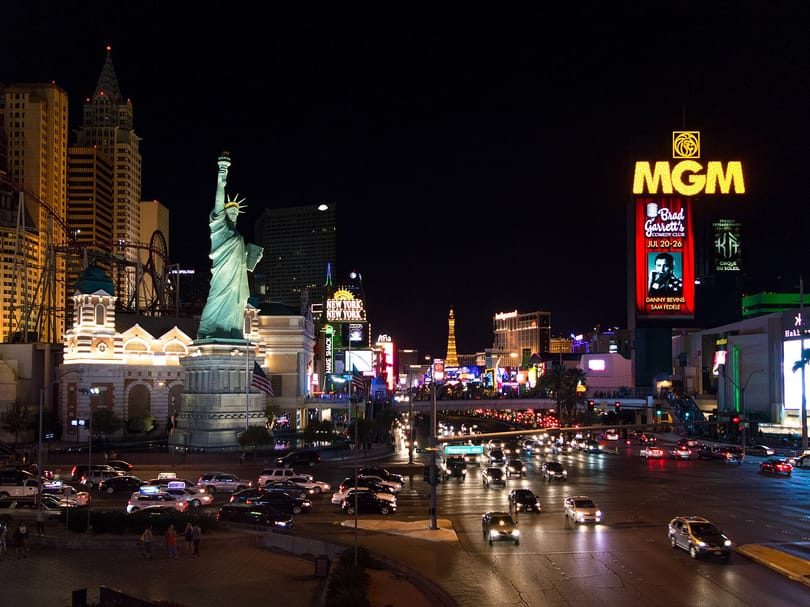 Las Vegas strip, new york, new york hotel & casino