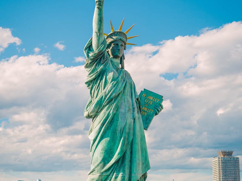 Sculpting the Statue of Liberty