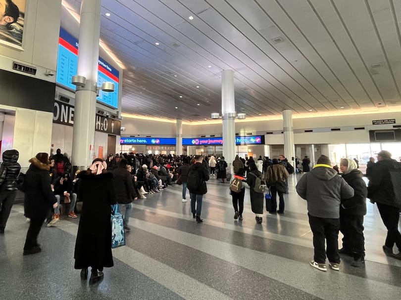 Waiting area at Whiehall Terminal