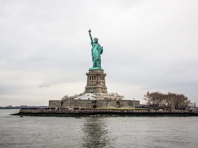 Statue of Liberty from New York Harbor