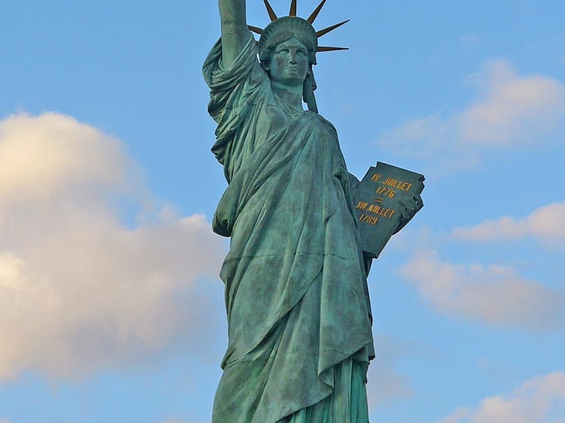 Statue of Liberty replica in paris