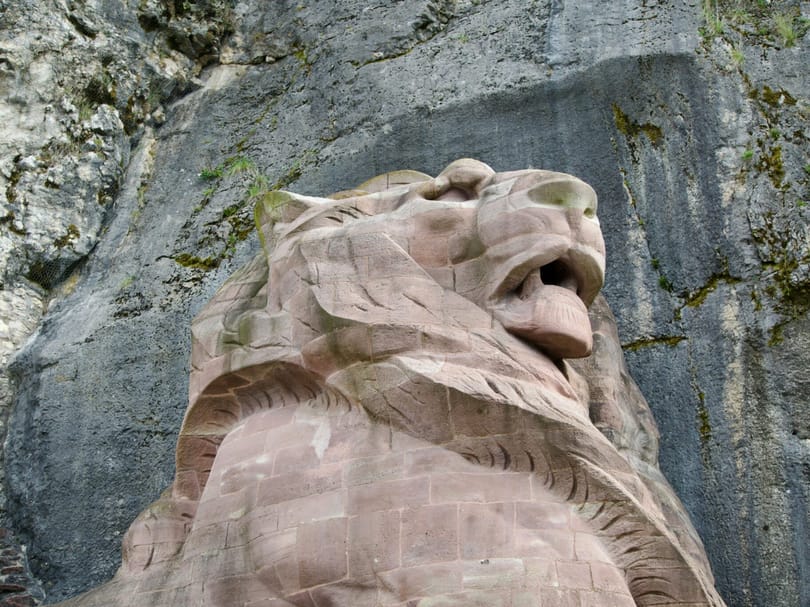 Le Lion de Bartholdi in Belfort France