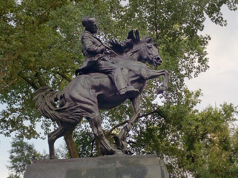 José Martí statue in Central Park, New York City