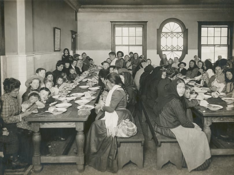 Ellis Island Historic Photo