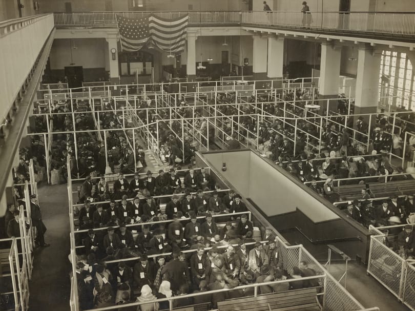 Ellis Island Historic Photo