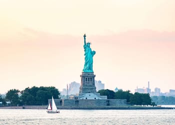 Statue of Liberty from NY harbor