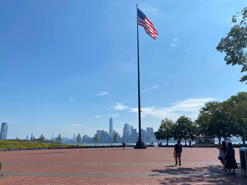 New York skyline from Liberty Island (1)