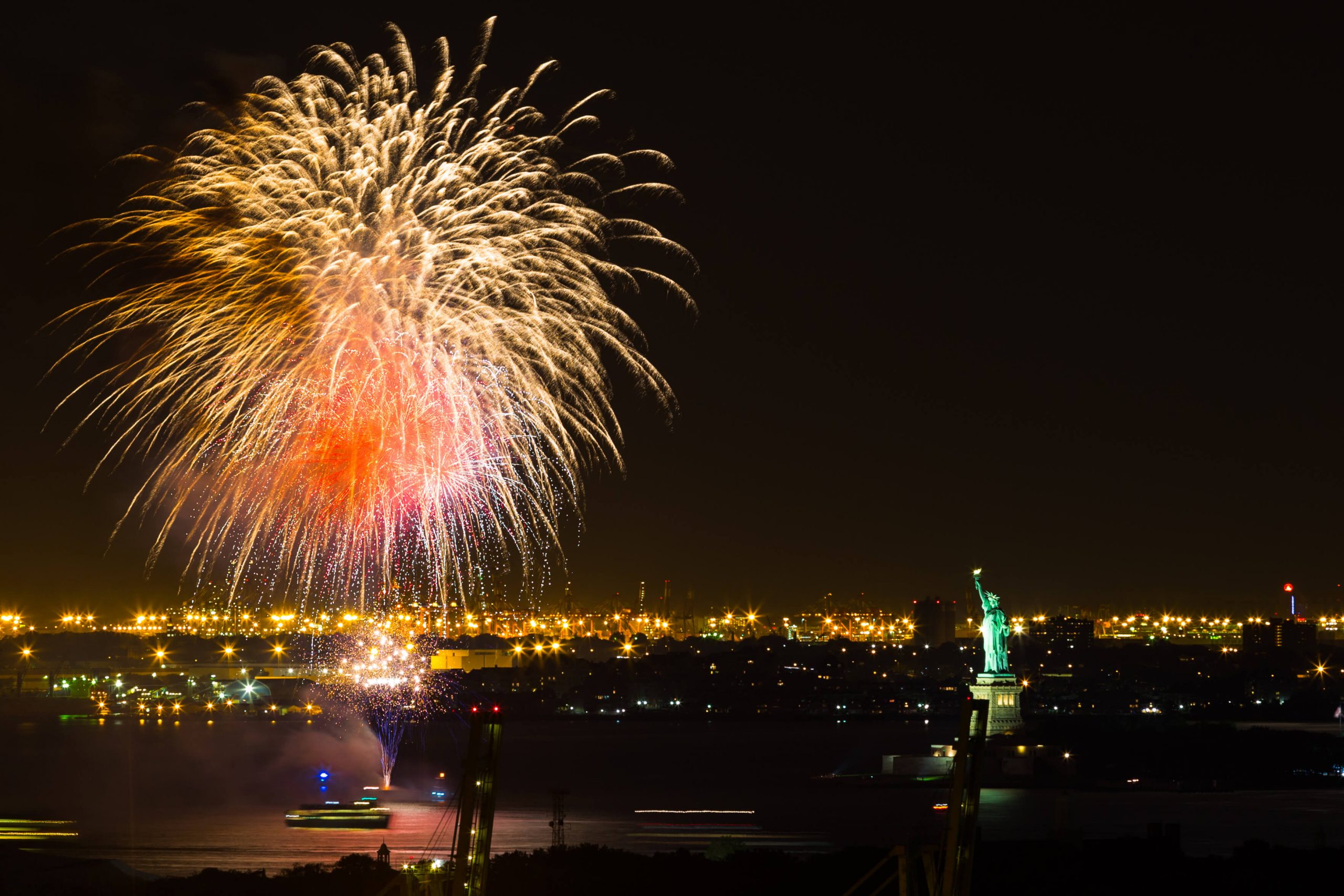 Statue of Liberty Fireworks