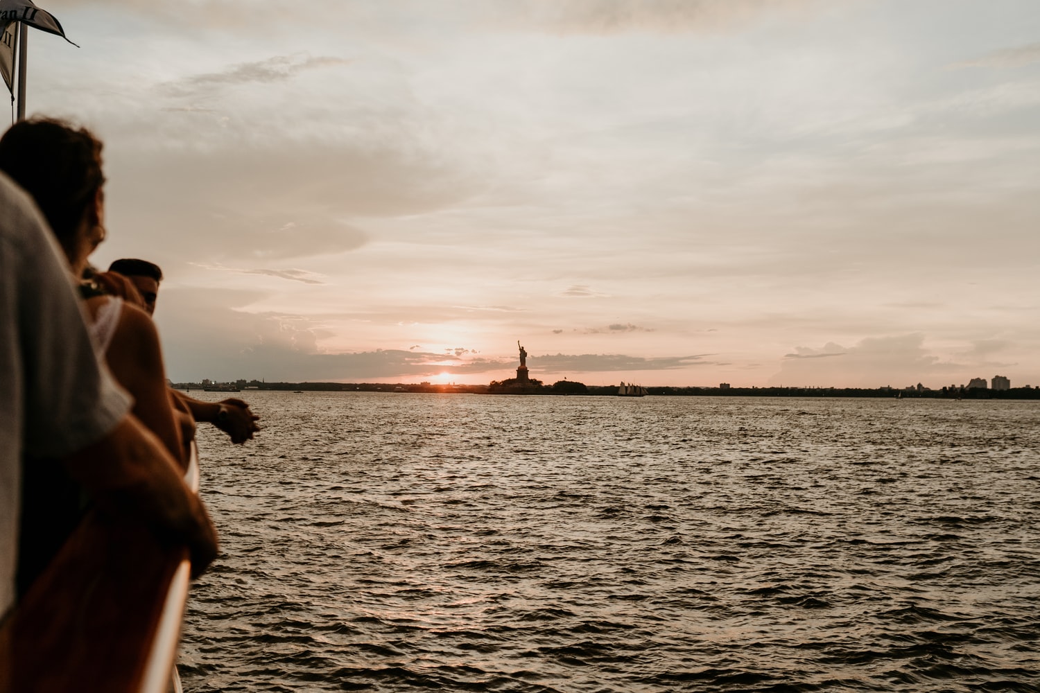 Statue of Liberty Sunset