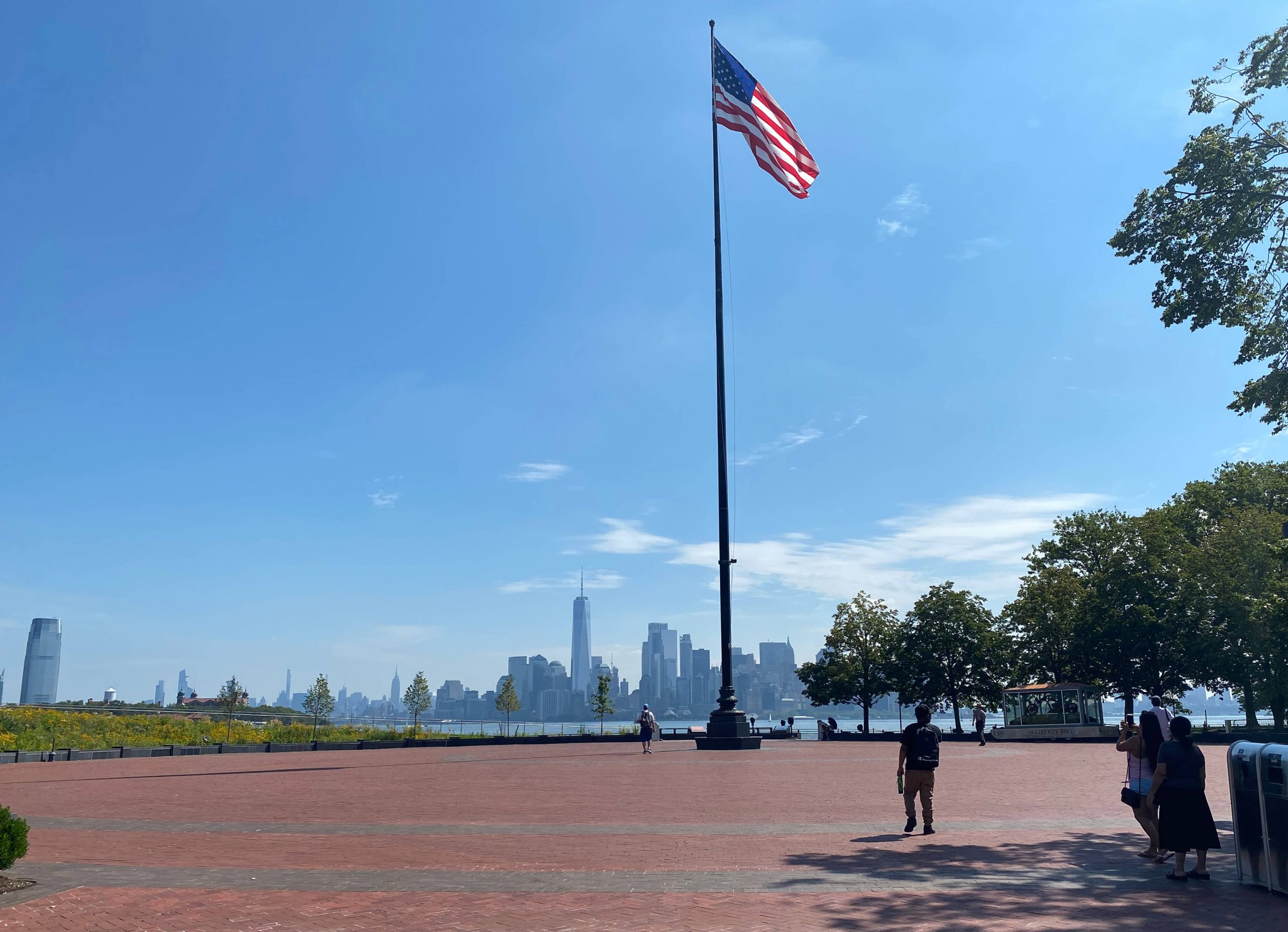 New York skyline from Liberty Island (1)