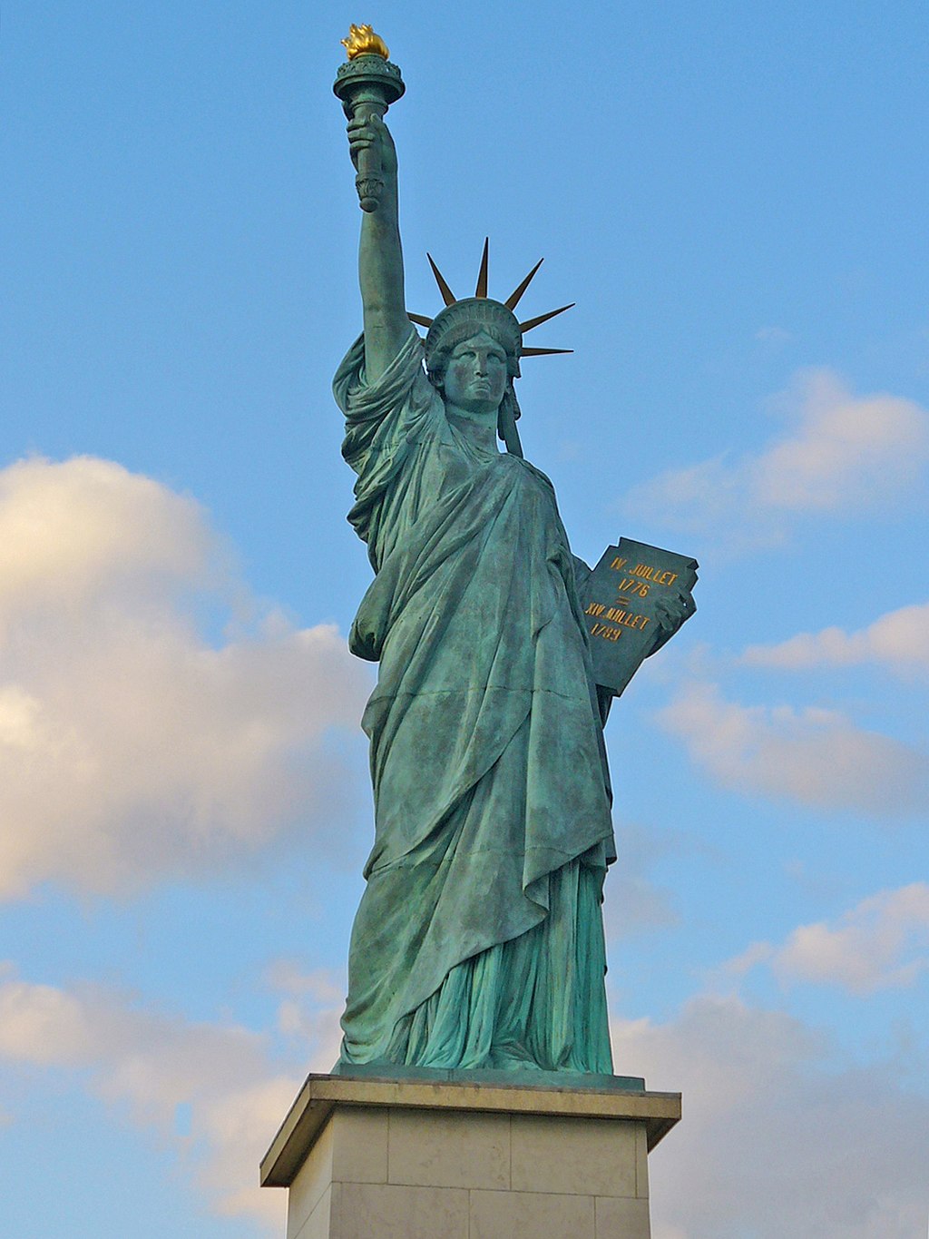 Statue of Liberty replica in paris