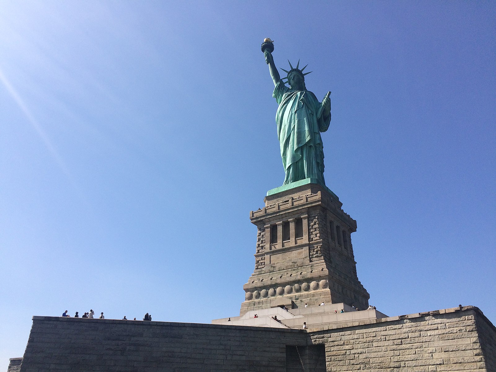 Statue of Liberty pedestal