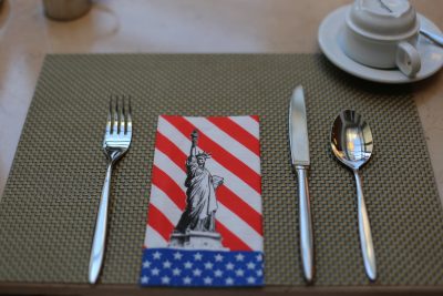 Statue of Liberty napkin
