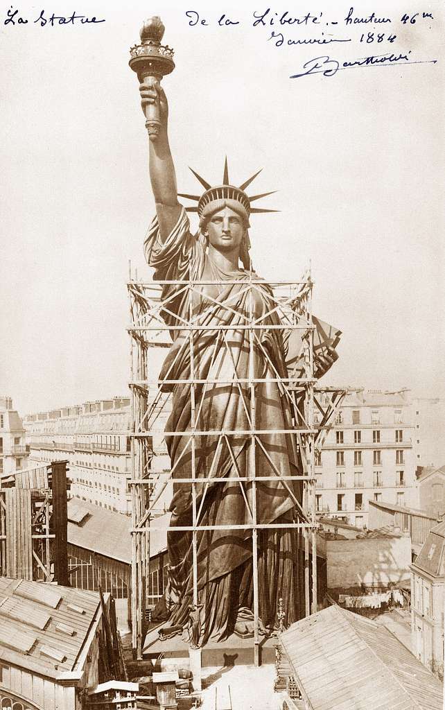 Statue of Liberty Construction
