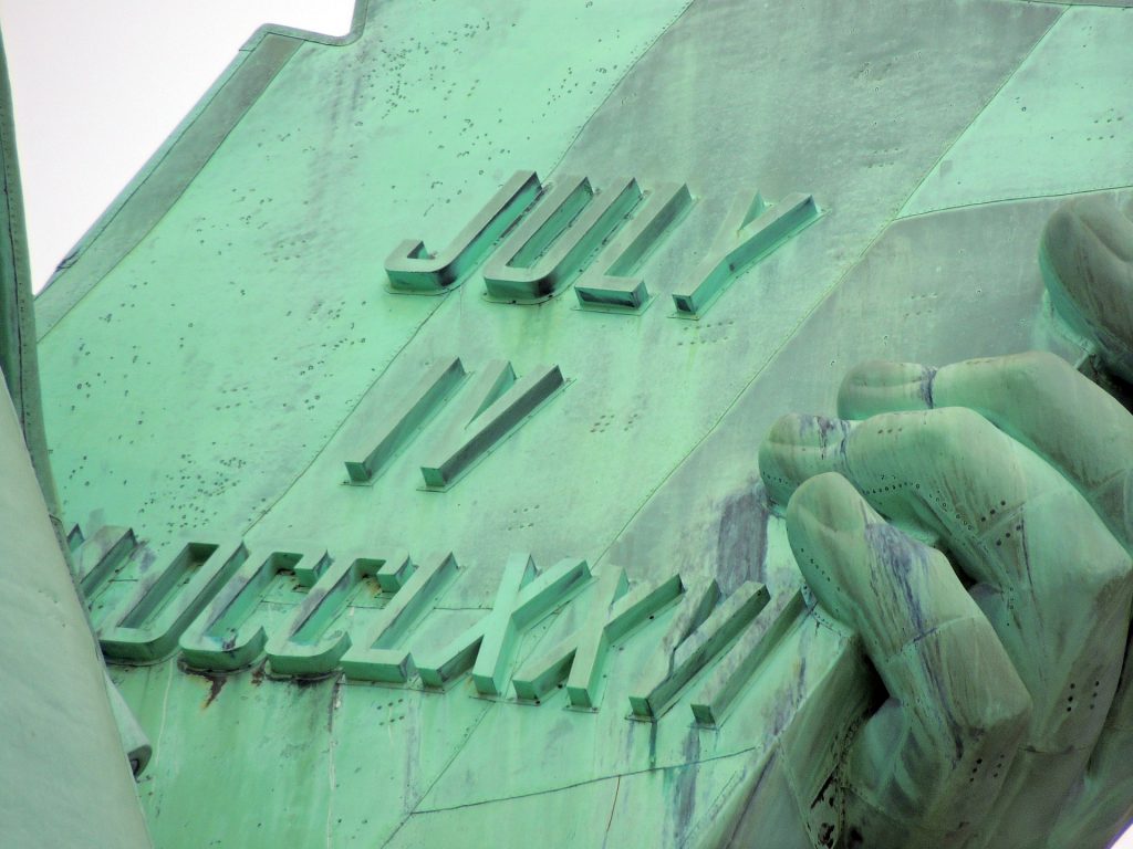 Visiting the Statue of Liberty for the Fourth of July Statue of