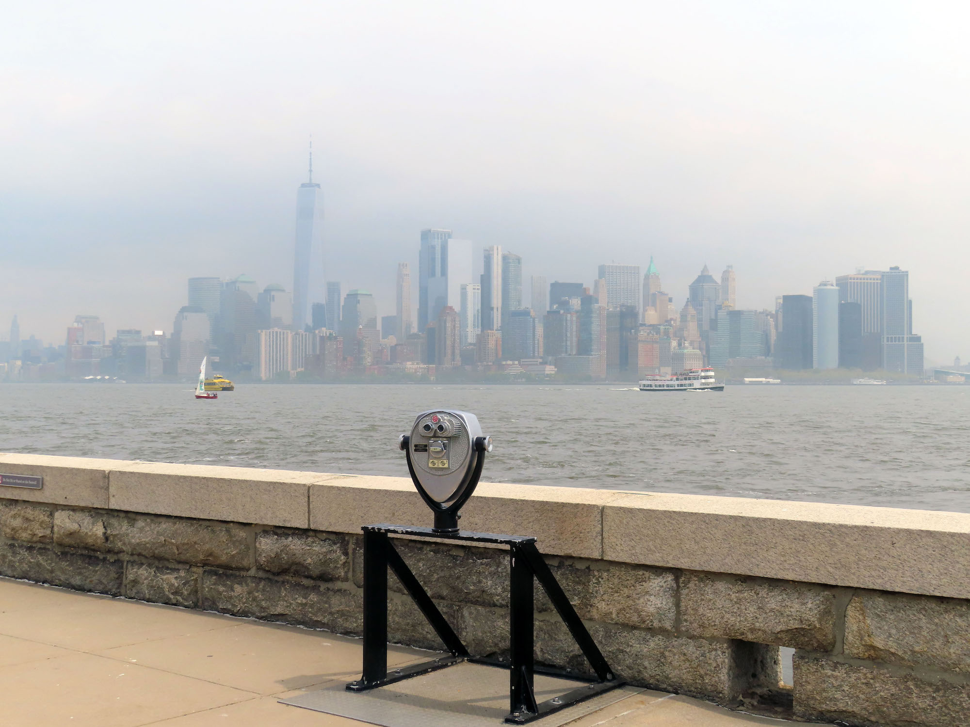 Ellis Island Skyline