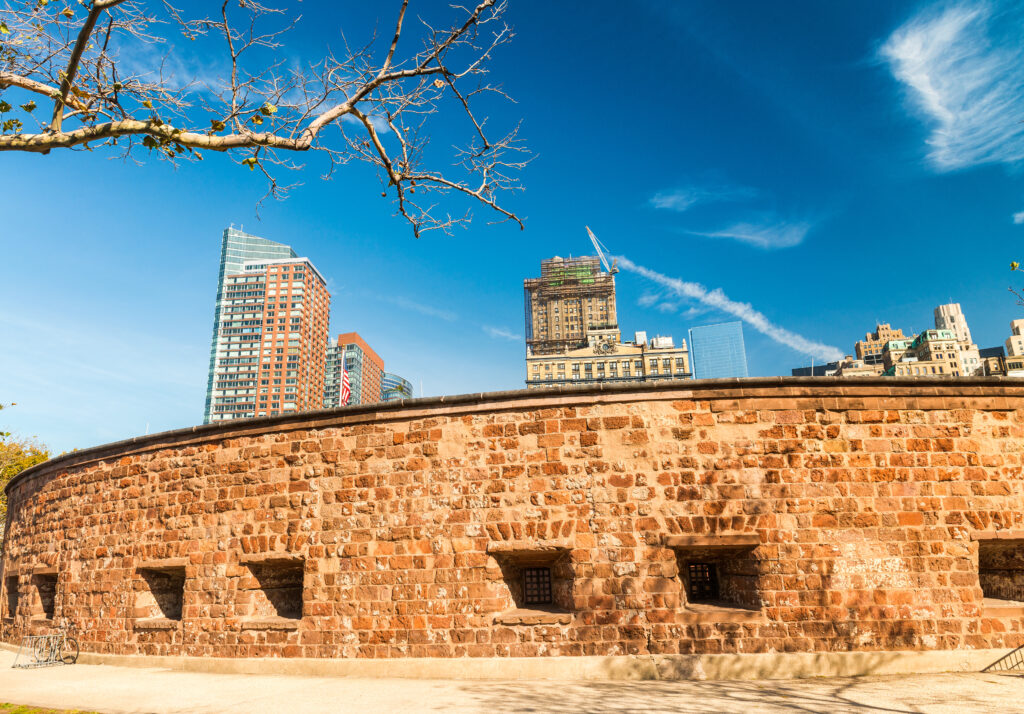 Castle Clinton at the Battery in Lower Manhattan