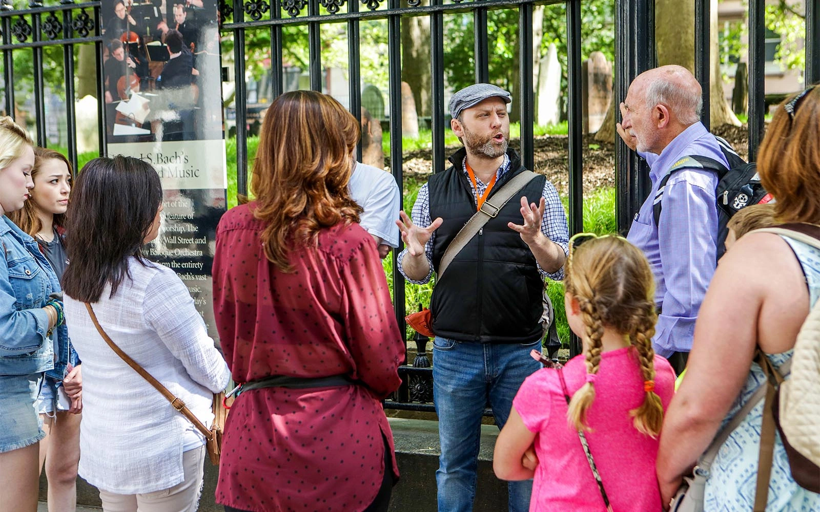Guide at Ground Zero