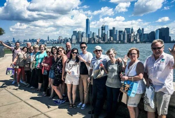 Group picture from Statue of Liberty Express Tour in NYC